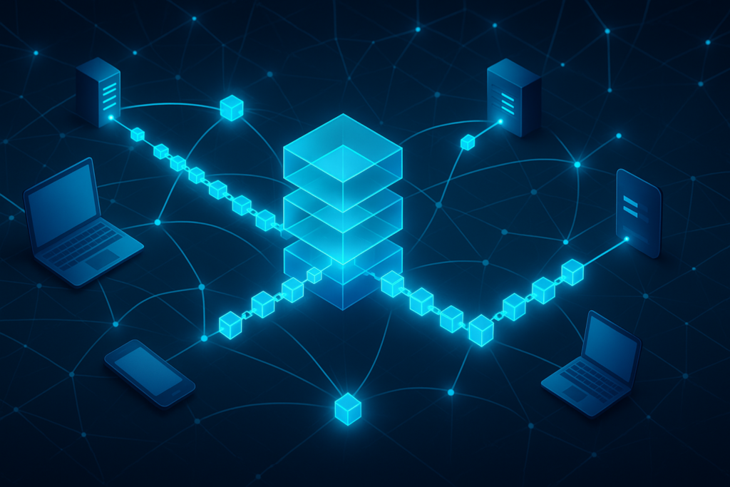 ブロックチェーン p2p 仕組み